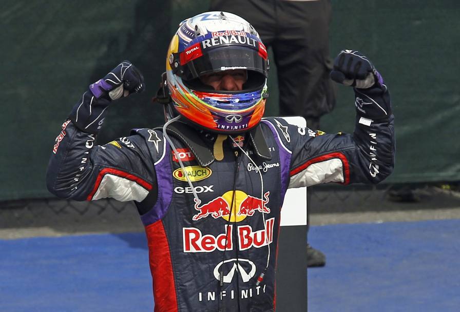 La gioia di Ricciardo. Afp